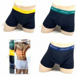 💖MEGA SALE💖Calvin Klein 3 Pack Men Ckassic Fit NB4002932 Trunk Stretch Cotton